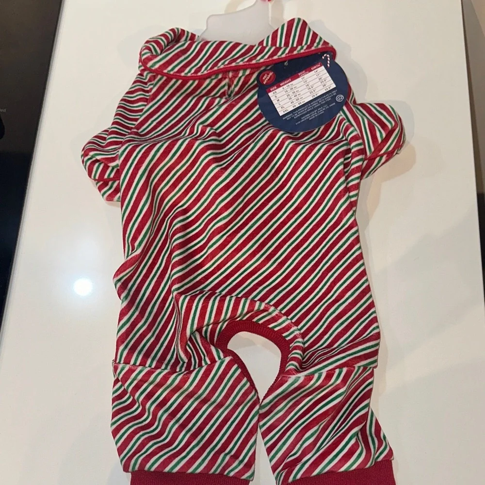 Christmas Dog Pajamas Velcro Onsie